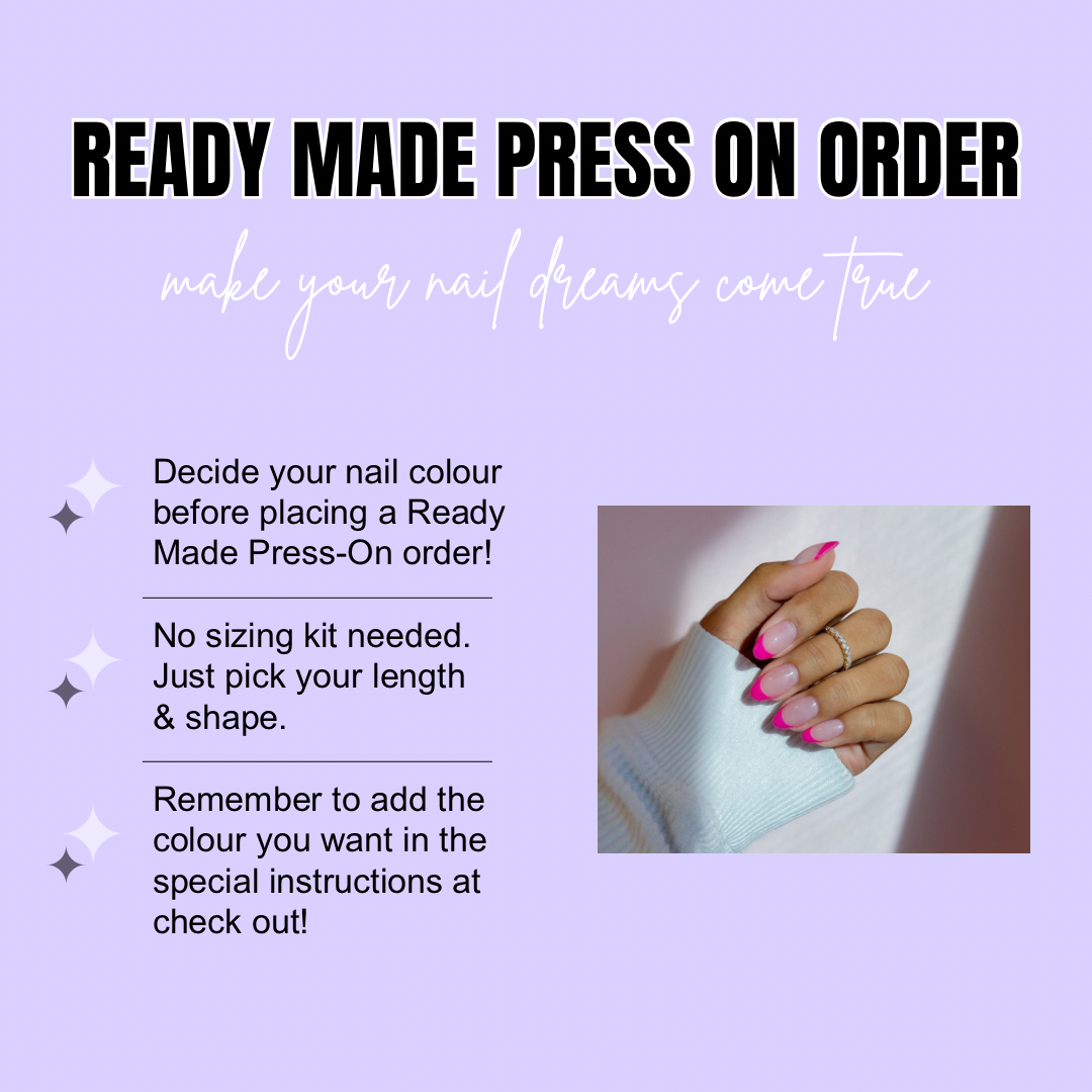 Ready Made Press On Nails